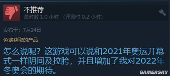 《2020东京奥运》Steam评价褒贬不一：捏脸棒但优化差、价格贵