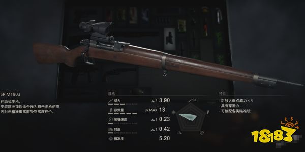生化危机4重制版SRM1903步枪怎么获取 SRM1903步枪武器图鉴及获得方法